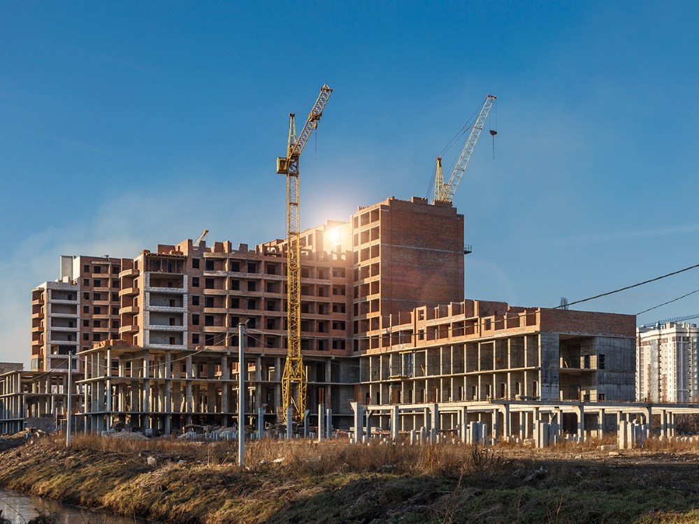 Image of a building under construction.