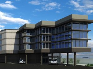 A rendering of the 964-unit self storage asset being developed in Bethesda, Md.