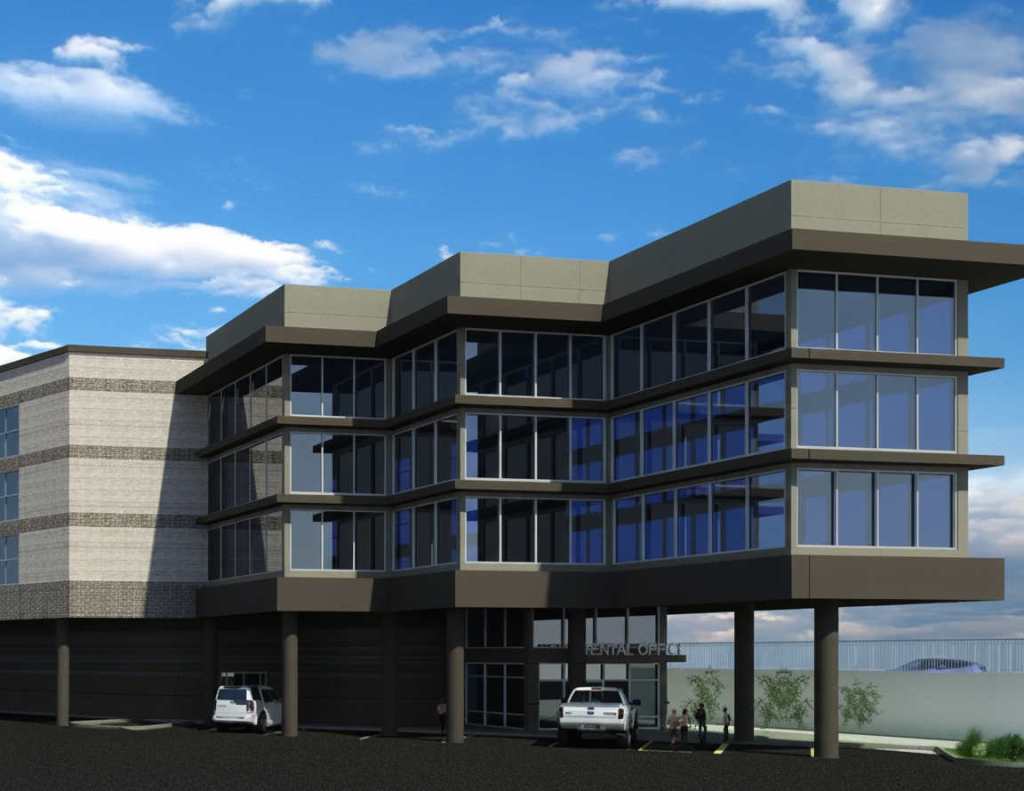 A rendering of the 1,560-unit self storage asset being developed in Bethesda, Md.