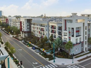 Exterior shot featuring Edge, a multifamily property in Anaheim, Calif.