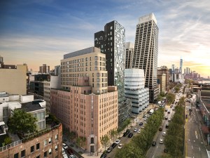 Aerial rendering of Chelsea Beacon completed.