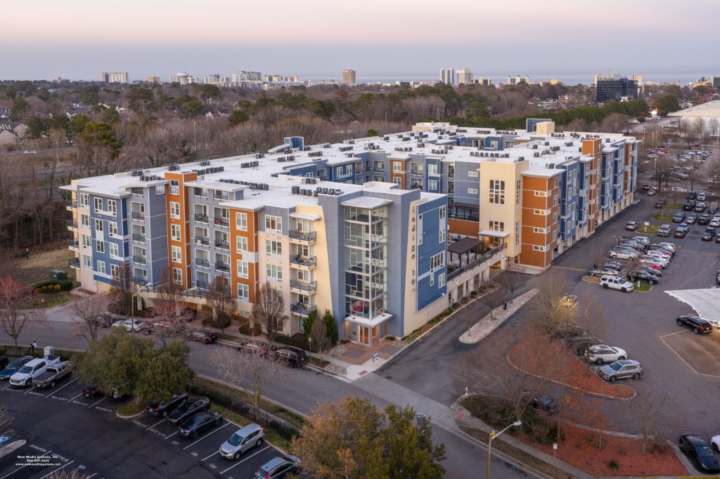 Indigo 19, a 196-unit apartment community in Virginia Beach, Va., acquired by a joint venture of PXV Multifamily and funds managed by Intercontinental Real Estate Corp.
