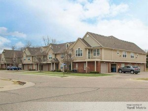 Exterior shot of Stonehaven, a community in Shelby Township, Mich.