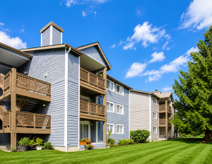 Exterior shot of Seattle community