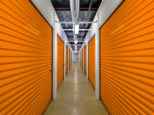 Inside climate controlled storage units