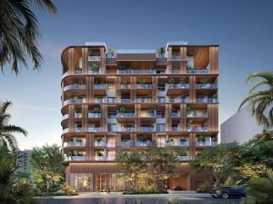 A rendering of The Lincoln. The community will include six penthouses with private balconies and a mix of indoor and outdoor amenities. All renderings courtesy of The Lincoln