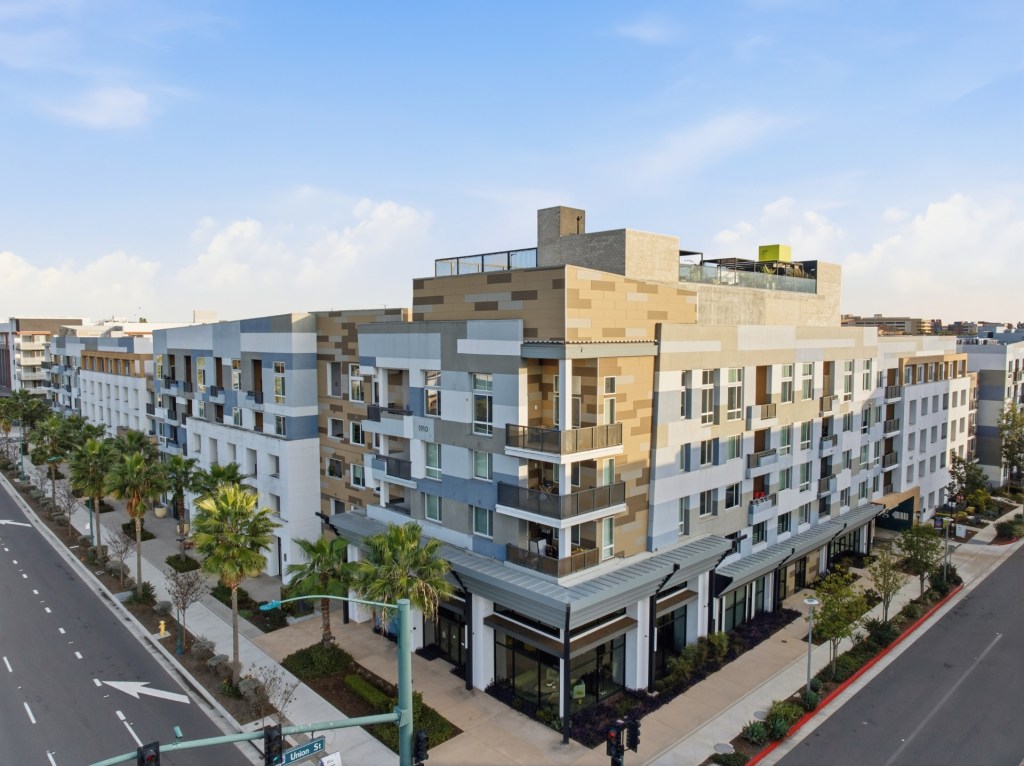 Rise, a five-story, 340,000-square-foot, 376-unit luxury multifamily property in Anaheim, Calif.