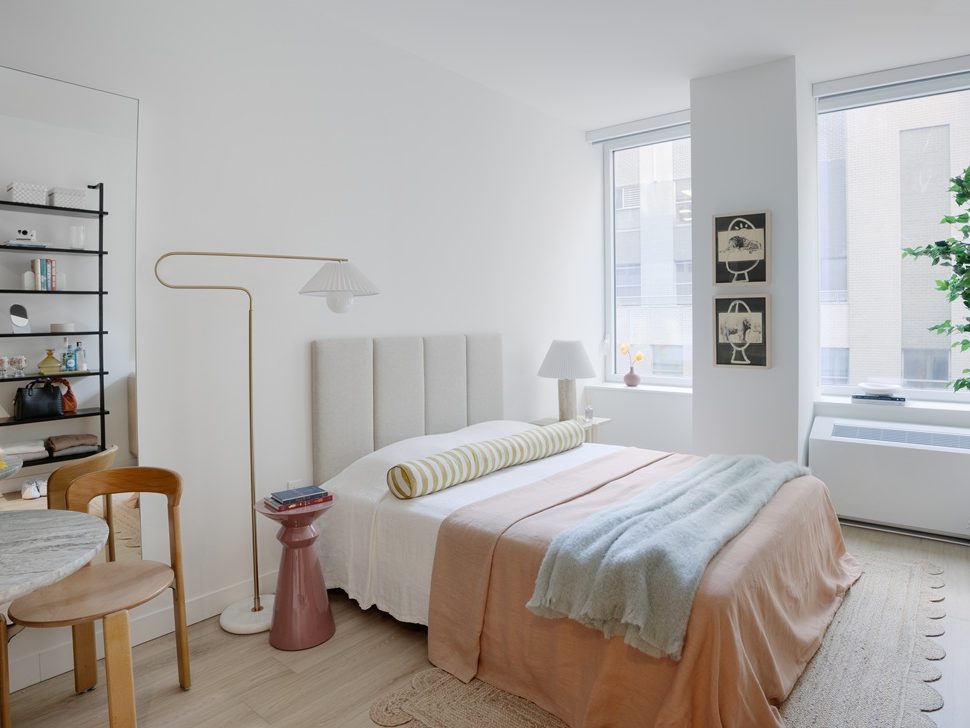 Interior shot of one of the bedrooms at Pearl House.