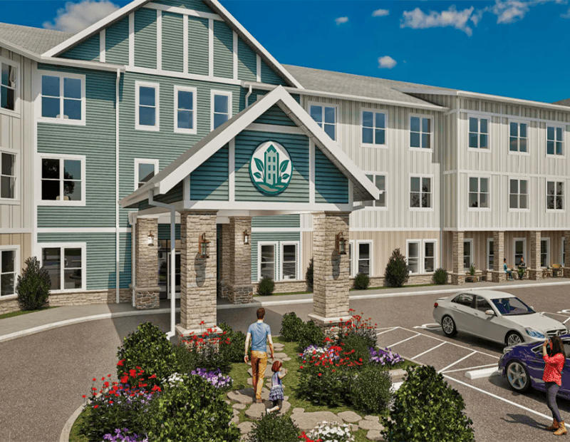 rendering of affordable housing property in Kentucky
