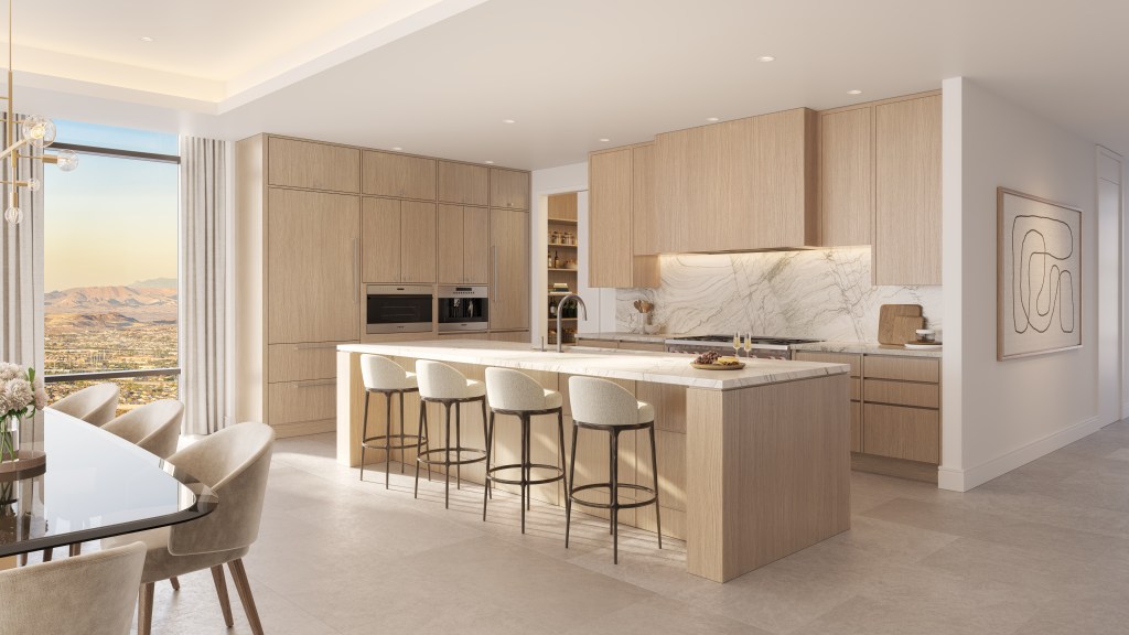 Kitchen interior of apartment