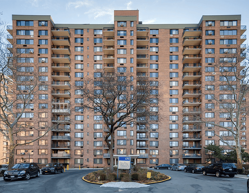 Exterior of one of the buildings in Lenox Terrace