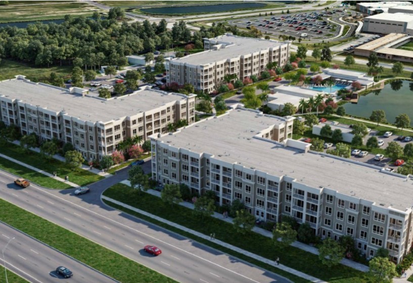 A rendering of Gateway Osceola, Kissimmee, Fla.