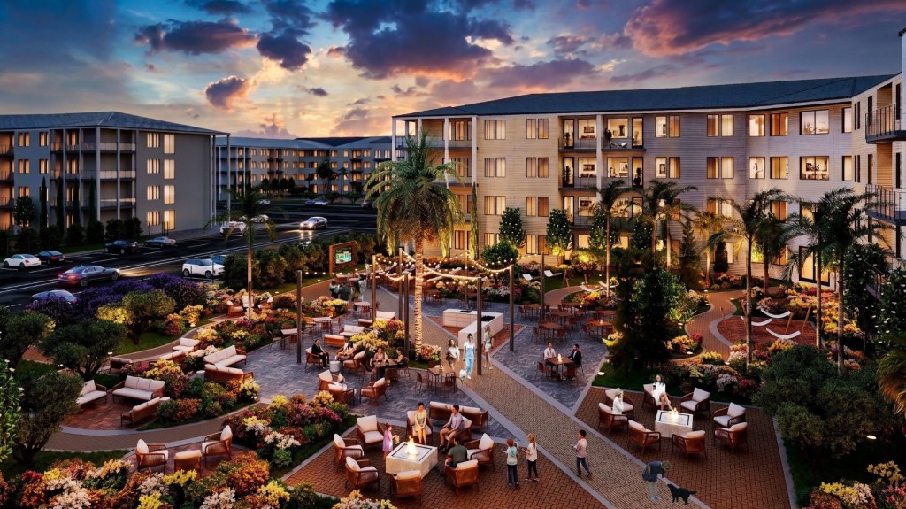 A rendering of Azalea Cay, a new development in St. Petersburg, Fla