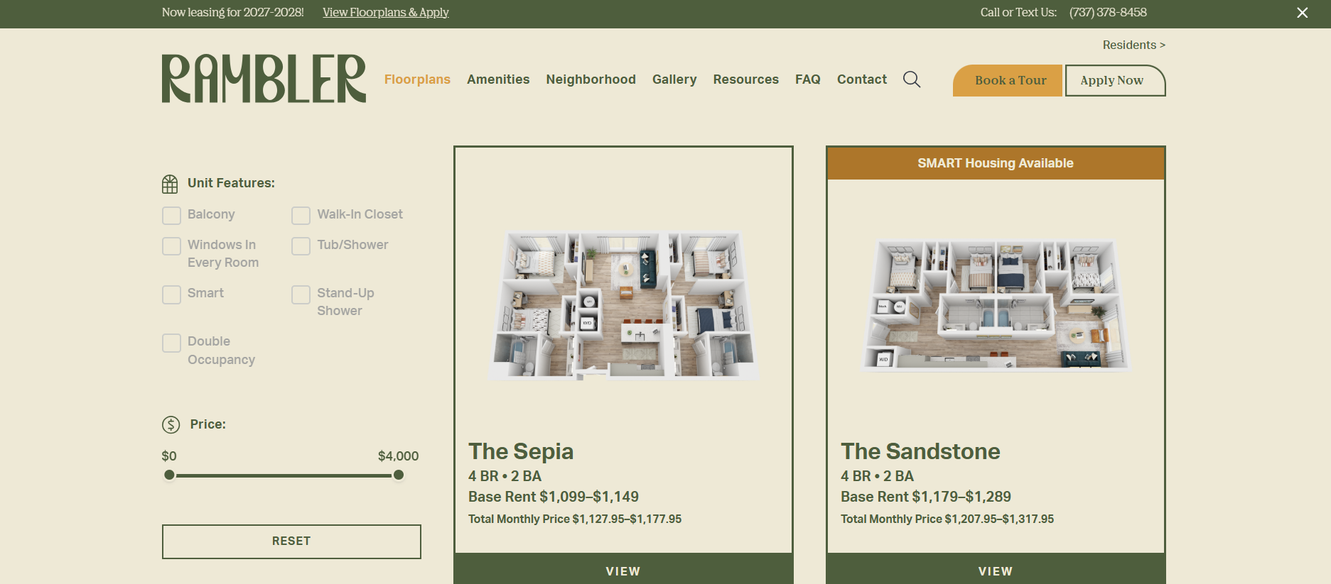 The Rambler website