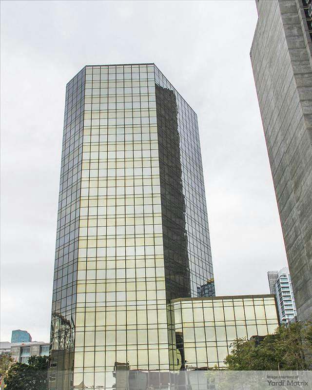Exterior shot featuring 610 W. Ash St. in San Diego.