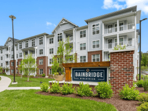Exterior shot of Bainbridge Midlothian in Richmond, Va.